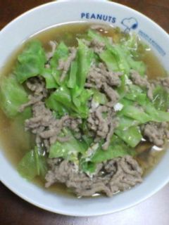 簡単 ひき肉とキャベツのさっと煮-レシピのメイン写真