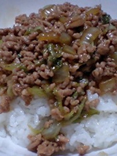 白菜とそぼろあんかけ丼★-レシピのメイン写真
