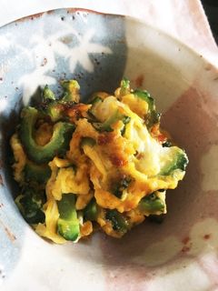 ゴーヤの玉子とじ-レシピのメイン写真