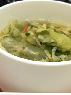 玉子スープ(レタス入り)-レシピのメイン写真