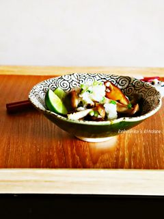 サッと1品*焼き茸のおろしポン酢和え-レシピのメイン写真