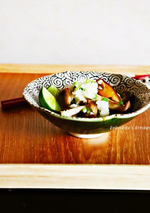 サッと1品＊焼き茸のおろしポン酢和え-レシピのメイン写真