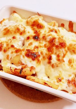 ポテトとコンビーフのチーズ焼き-レシピのメイン写真