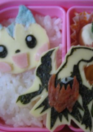キャラ弁 水色シートの作り方-レシピのメイン写真