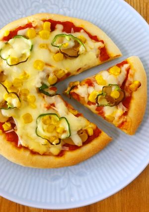 手ごねで＊生地から作る簡単ピザ-レシピのメイン写真