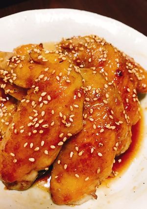 フライパンで！簡単！手羽先の旨辛煮-レシピのメイン写真