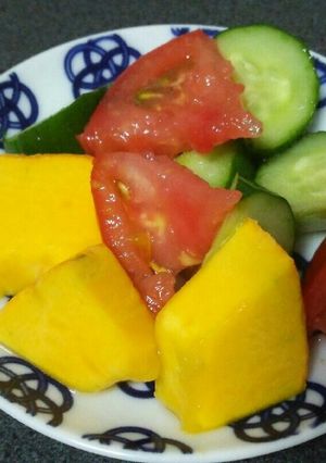 夏野菜の常備菜。甘酢漬け(コリンキー)-レシピのメイン写真
