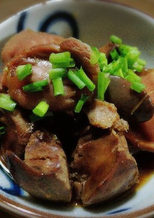 めんつゆで★鶏レバーと砂肝の甘辛煮-レシピのメイン写真