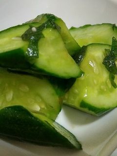 昆布茶できゅうりの浅漬け-レシピのメイン写真