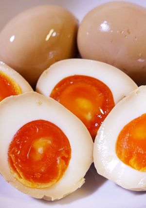 簡単！とろ〜り半熟おつまみ煮たまご-レシピのメイン写真
