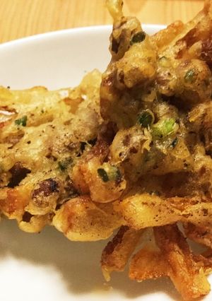 癖になる味 納豆の天ぷら…かき揚げ-レシピのメイン写真