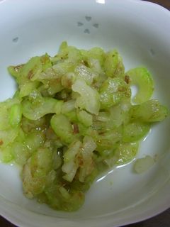 セロリの梅おかか和え-レシピのメイン写真
