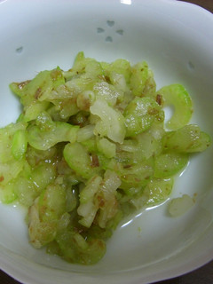 セロリの梅おかか和え-レシピのメイン写真