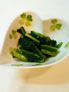 小松菜のポン酢和え-レシピのメイン写真