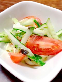 夏のさっぱりサラダ-レシピのメイン写真