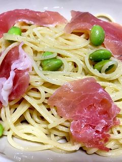 夏にさっぱり生ハムと枝豆のレモンパスタ☆-レシピのメイン写真