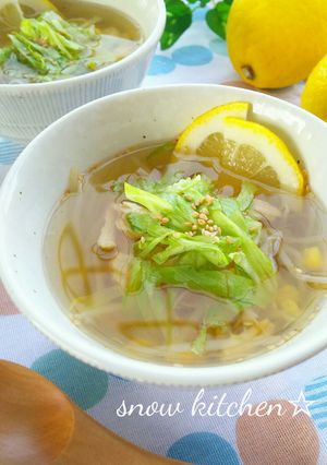 ささみともやしのレモンスープ☆-レシピのメイン写真