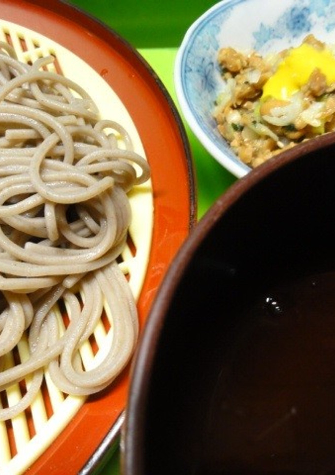 ＊タタキ納豆と大根おろしのざる蕎麦＊-レシピのメイン写真