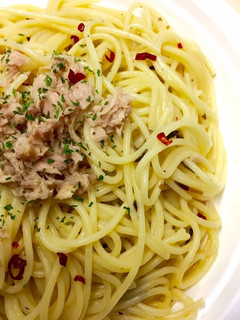 和風パスタ♪即席味噌汁でボンゴレビアンコ-レシピのメイン写真