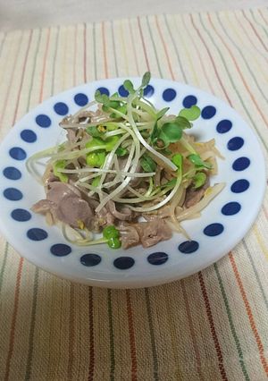 簡単！サッパリ。砂肝の味ぽん炒めっ-レシピのメイン写真