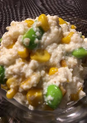 とうもろこしと枝豆の白和え-レシピのメイン写真