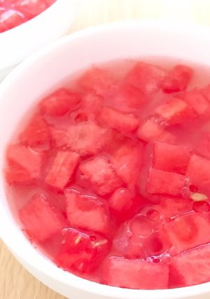砂糖/小麦/卵/大豆不使用 スイカゼリー-レシピのメイン写真