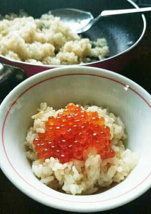 至福のイクラバター醤油ごはん-レシピのメイン写真