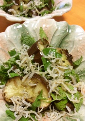 ＋1品 茄子と大葉、じゃこの酢の物-レシピのメイン写真