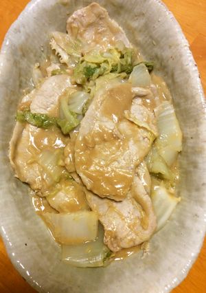 豚肉と白菜の味噌炒め-レシピのメイン写真