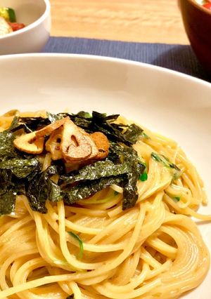 海苔と味噌のクリームパスタ-レシピのメイン写真