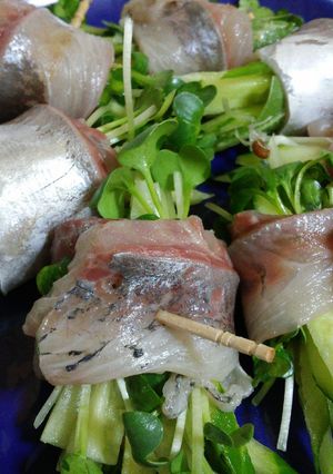 鯵と野菜をいっしょに取りたいね(^-^)-レシピのメイン写真