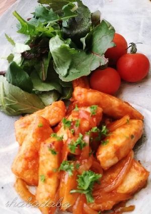 簡単！カジキマグロのポークチャップ風-レシピのメイン写真