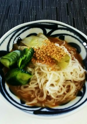 しじみと酒かすの美肌素麺-レシピのメイン写真