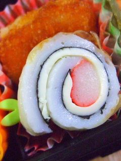 カニカマ×ちくわの巻き巻き♪-レシピのメイン写真