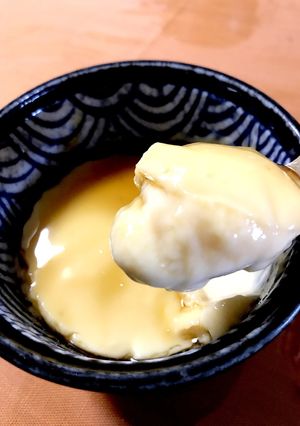 葛粉（くずこ）でモッチリ♪なめらかプリン-レシピのメイン写真