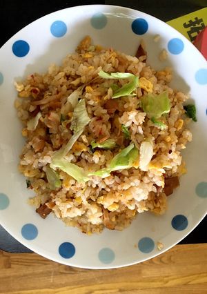 超手軽レタス焼豚チャーハン-レシピのメイン写真