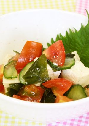 豆腐とトマトの中華サラダ-レシピのメイン写真
