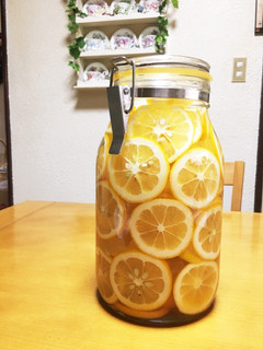 メイヤーレモンと蜂蜜のシロップ-レシピのメイン写真