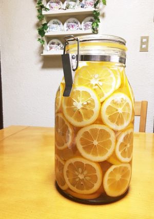 メイヤーレモンと蜂蜜のシロップ-レシピのメイン写真