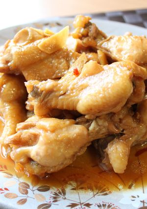 お弁当にも！さっぱり鶏手羽元の柔らか煮-レシピのメイン写真