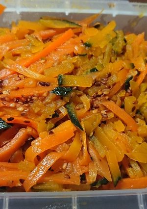 かぼちゃとにんじんのきんぴら-レシピのメイン写真