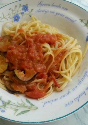 夏野菜のパスタ-レシピのメイン写真