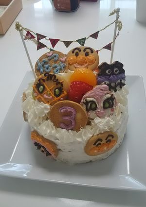 アンパンマンケーキ-レシピのメイン写真