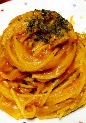 トマトクリーム風味パスタ-レシピのメイン写真