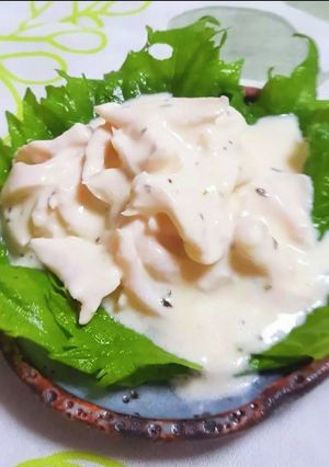 鶏ササミのヨーグルトソース和え-レシピのメイン写真