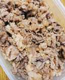 レンジで簡単！コマ切れ肉の甘辛常備菜