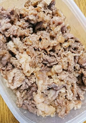 レンジで簡単！コマ切れ肉の甘辛常備菜-レシピのメイン写真