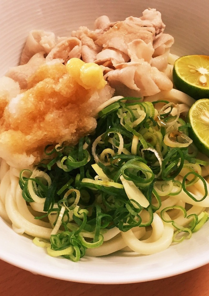 夏に！冷おろしすだち肉うどん！-レシピのメイン写真