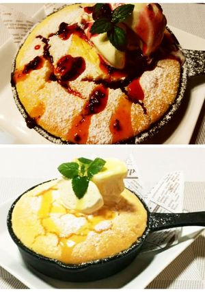 ふわふわスフレパンケーキ-レシピのメイン写真