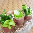 酢玉ねぎの生ハム巻き~生春巻き風♪